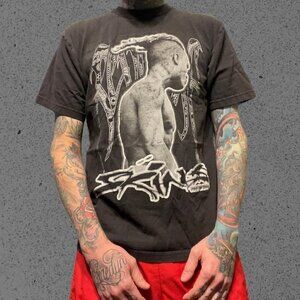 Rare XXXTENTACION rap t shirt skins tentacion x pro club men’s L Revenge